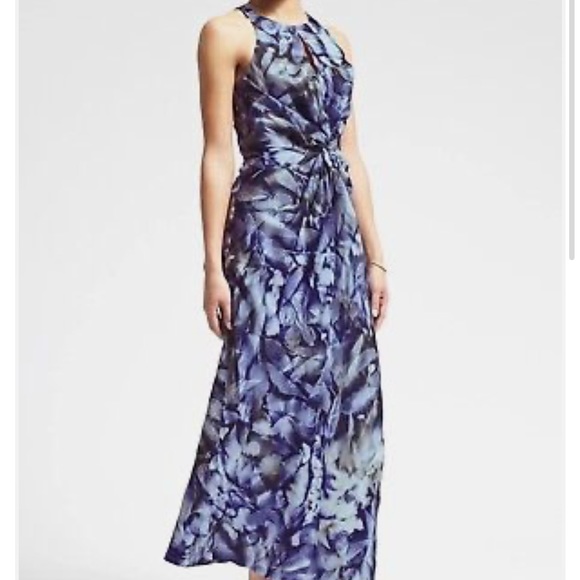 💗 BNWT Sz2 Banana Reublic Piece&Co Maxi Dress - Picture 1 of 3
